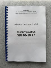 Návod k obsluze a údržbě SUI 40-50 RP