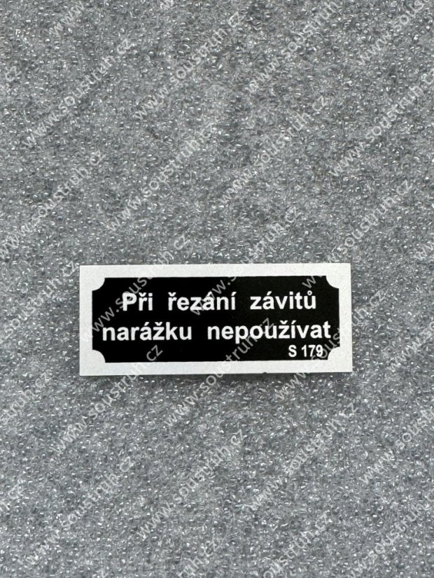 Štítek S179