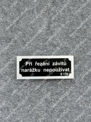 Štítek S179
