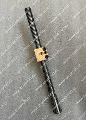 Šroub nožového suportku + matice (bronz)