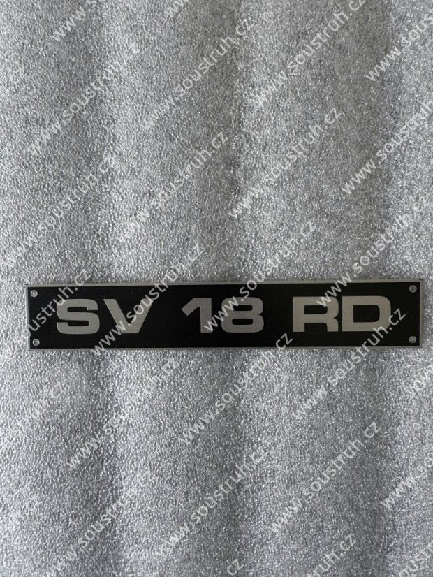 Štítek SV 18 RD