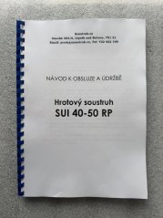 Návod k obsluze a údržbě SUI 40-50 RP