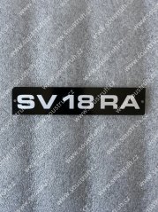 Štítek SV 18 RA