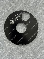 Štítek řazení otáček S149